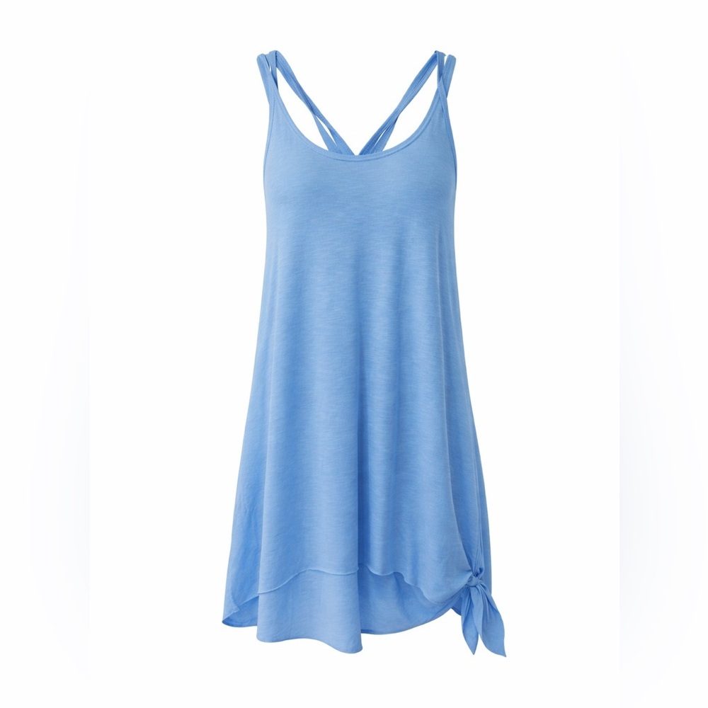 Becca NWT blue swim cover up, small